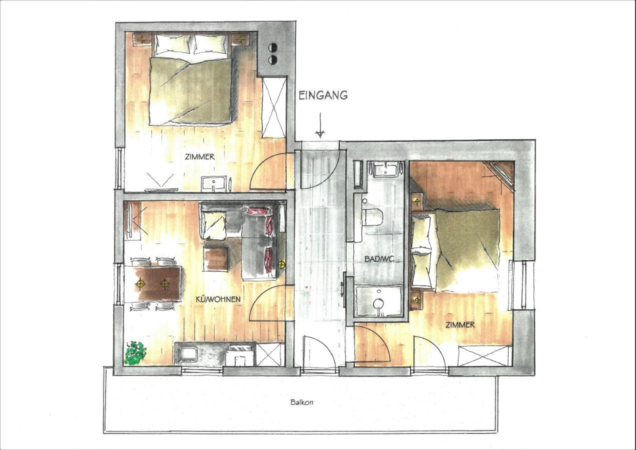 Haus Kristall Танхайм Екстериор снимка